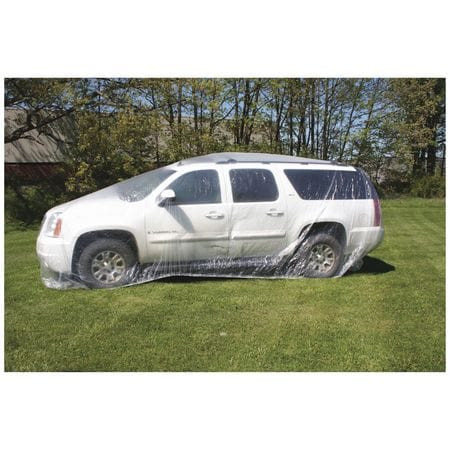 WOODWARD FAB WFCCC-LARGE PLASTIC CAR COVER 3 MIL THICK PLASTIC L