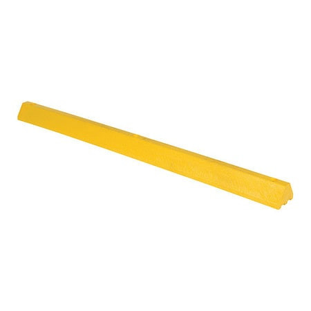 VESTIL CS-S72-Y PARKING CURB,PLASTIC,L 70 IN,YELLOW