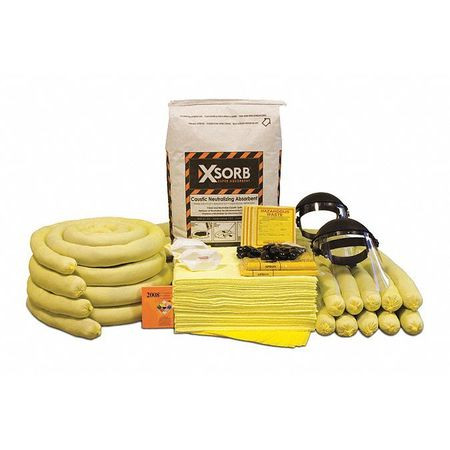 XSORB XKD550B SPILL KIT,CAUSTIC NEUTRALIZER,55 GAL.
