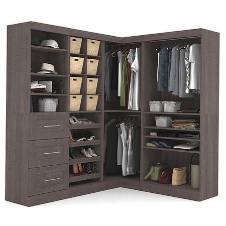 BESTAR 26854-47 CORNER STORAGE KIT BARK GRAY