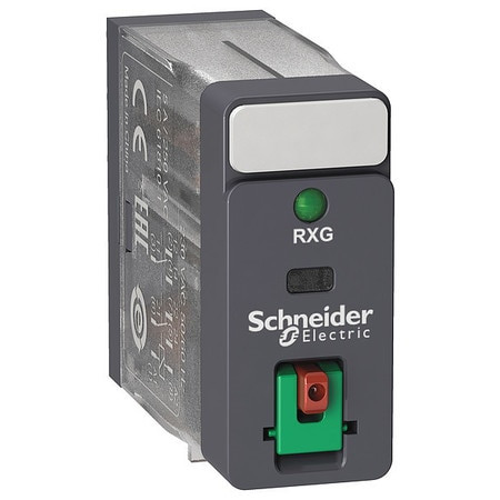 SCHNEIDER ELECTRIC RXG22M7 PLUG IN RELAY,8 PINS,SQUARE BASE
