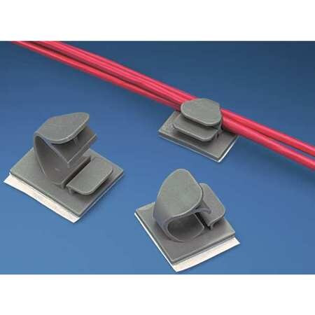PANDUIT CORPORATION LWC100-A-L WIRE CLIP,ADHESIVE BACKED,PK50