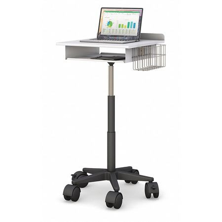 AFC INDUSTRIES, INC. 772117G LAPTOP MEDICAL CART W/BASKET