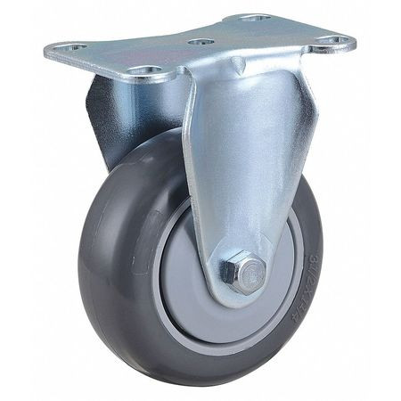 GRAINGER GLOBAL SOURCING 435X82 STANDARD PLATE CASTER RIGID 275 LB.