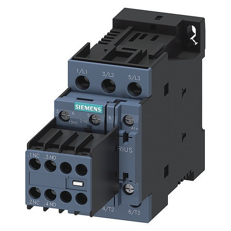 SIEMENS 3RT20261BB44 POWER CONTACTOR AC-3 25 A 11 KW / 400