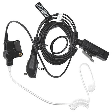 MOTOROLA AAL84X501 MH-102A4B SURVEILLANCE KIT,4 FT. CORD L,BLACK