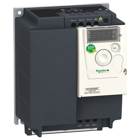 SCHNEIDER ELECTRIC ATV12PU30M3 VARIABLE FREQUENCY DRIVE 3 MAX HP