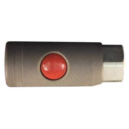 MILTON S-99705 M STYLE SAFETY COUPLER,1/4" FNPT