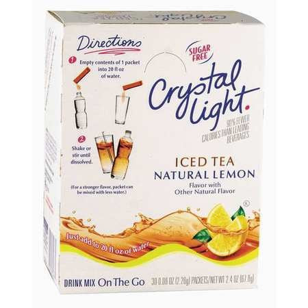 CRYSTAL LIGHT KRF00757 ICED TEA,0.16 OZ.,PK30