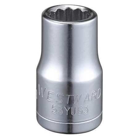 WESTWARD 53YU63 SOCKET 1/2 DRIVE METRIC 12MM SOCKET SZ