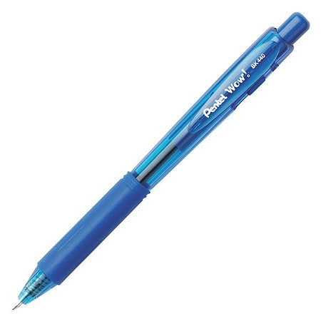 PENTEL BK440C PEN,WOW!,BALLPNT,RT,MED,BE