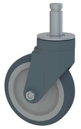 METRO 5PCRX-21 RIGID STEM CASTER H5 IN 21 IN CHANNEL PR