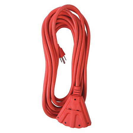 BERGEN INDUSTRIES OC251433T EXTENSION CORD TRIPLE TAP 15A 25 FT 14/3