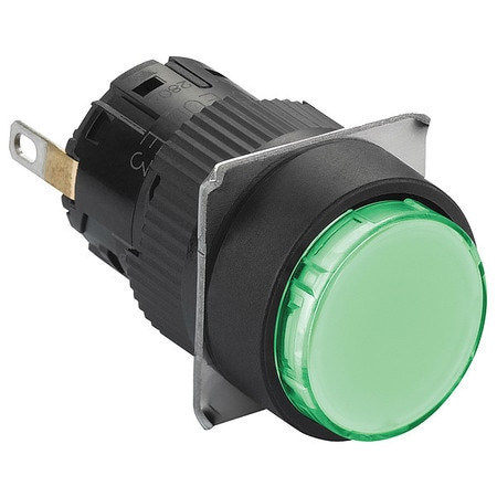 SCHNEIDER ELECTRIC XB6EAV3BP PILOT LIGHT 24VDC GREEN LED LAMP