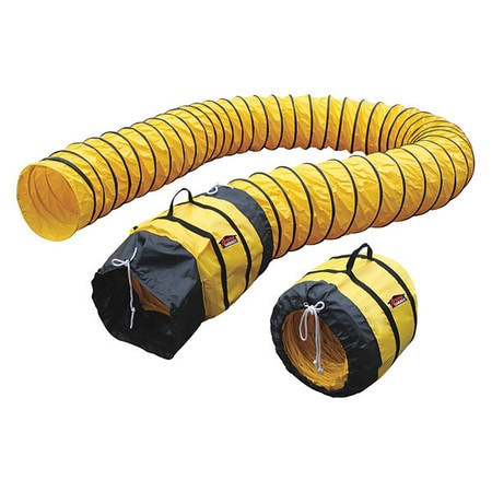 XPOWER 16DH25 VENTILATION DUCT HOSE,PVC,16" X 25 FT.