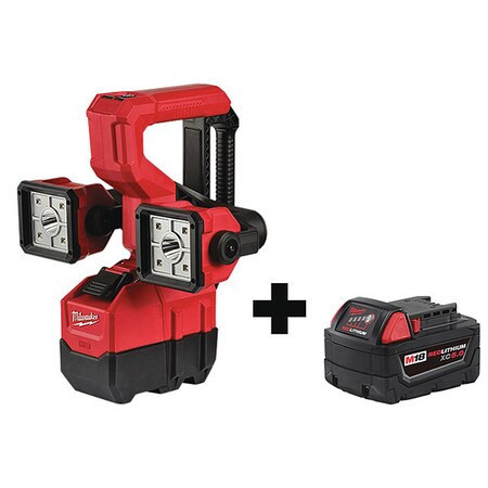 MILWAUKEE ELECTRIC TOOLS 2122-20  48-11-1850 CORDLESS WORK LIGHT 18V LED 2500 LUMENS
