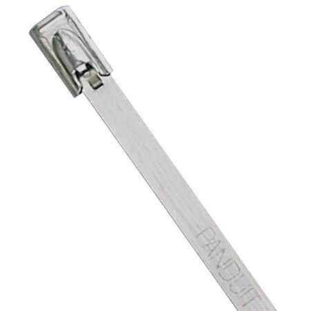 PANDUIT CORPORATION MLT8S-CP STAINLESS STEEL CABLE TIE,26.8"L,PK100