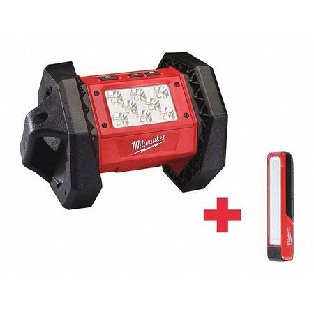 MILWAUKEE ELECTRIC TOOLS 2361-20  2112-21 CORDLESS JOB SITE LIGHT KIT 18.0V LED