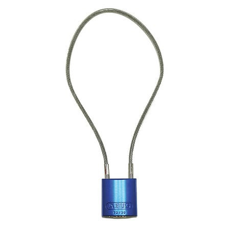 ABUS 13036 LOCKOUT PADLOCK KEY DIFFERENT BLUE BODY