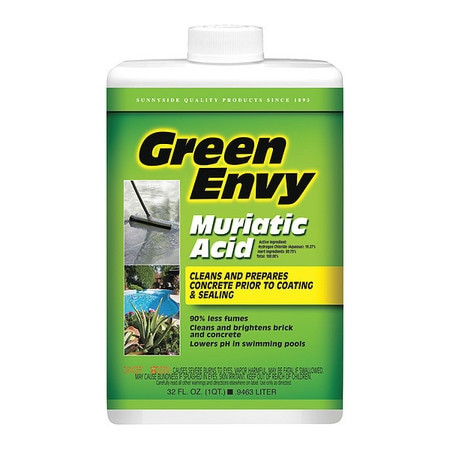 GREEN ENVY 61032 GREEN ENVY MURIATIC ACID 1 QT.