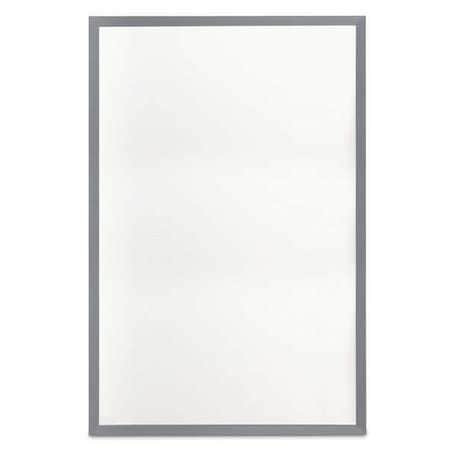 GRAINGER GLOBAL SOURCING UVSNAP3624S POSTER FRAME 24 X 36 PLASTIC SILVER