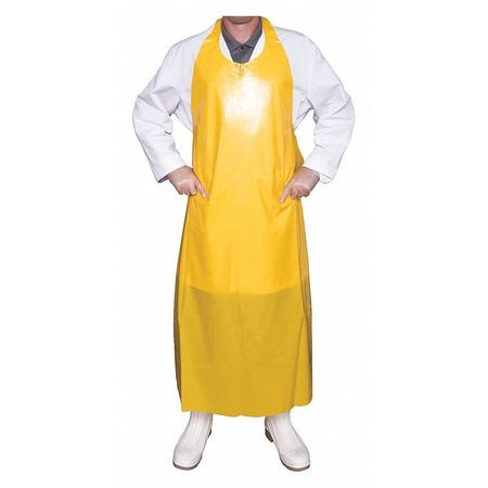 TOP DOG 81016 DIE CUT APRON 45 8 MIL YELLOW
