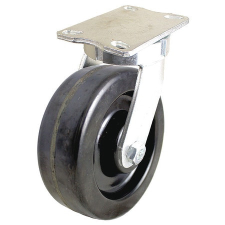 GRAINGER GLOBAL SOURCING P27S-PH080R-16 STANDARD PLATE CASTER WHEEL 8 DIA.
