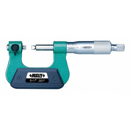 INSIZE 3281-7 SCREW THREAD MICROMETER FLAT ANVIL