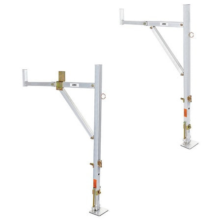 APEX TOOL GROUP NDALR TRUCK LADDER RACK 49-1/2 TO 52 L SILVER