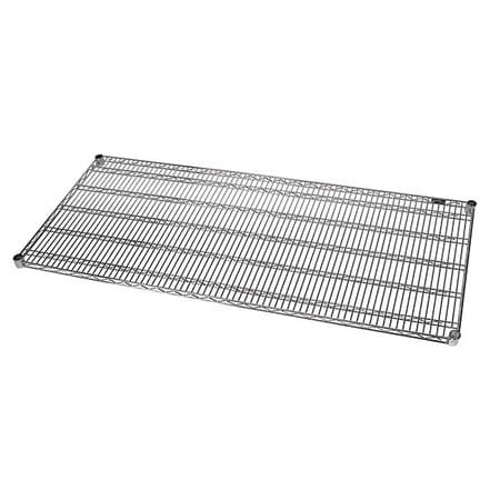 QUANTUM 2472CHD WIRE SHELF CHROME 24 W X 72 L