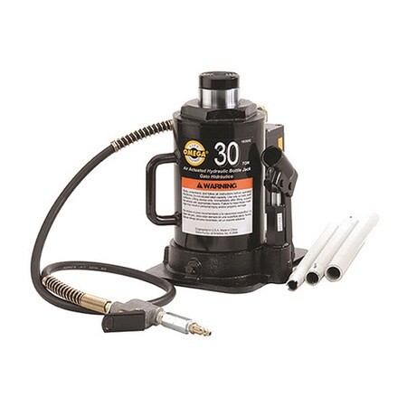 OMEGALIFT 18302C HYDRAULIC BOTTLE JACK,AIR/MANUAL,30 TONS