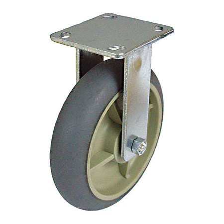 GRAINGER GLOBAL SOURCING P21R-RCP060R-14-H7 STANDARD PLATE CASTER RIGID 500 LB.