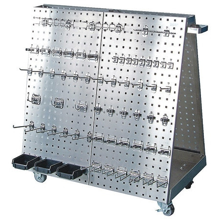 STAINLESS STEEL LOCBOARD LBC-18SSH A-FRAME PEGBOARD TRUCK KIT SILVER