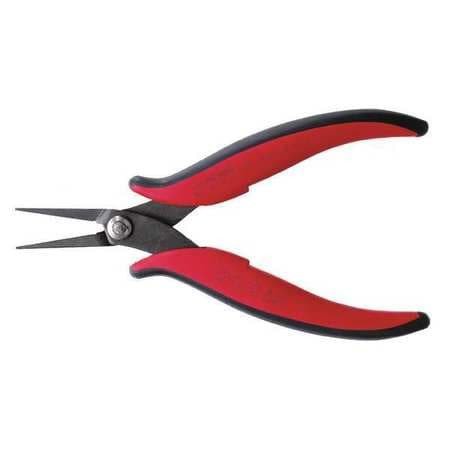 HAKKO PN-2007 LONG NOSE PLIERS,SERRATED,3MM