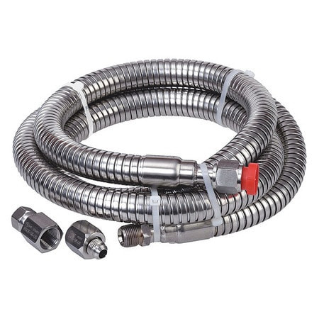 SPEX SAMPLEPREP 6907 CRYOGENIC TRANSFER HOSE SS SILVER