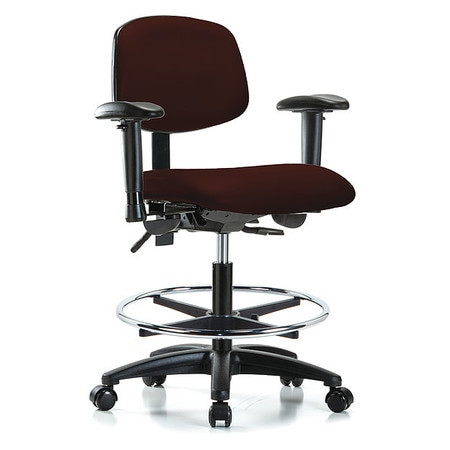 INSTOCK GRVMBCH-RG-CF-RC-8569A1 CLEANROOM TASK CHAIR 300 LB CAP. VINYL