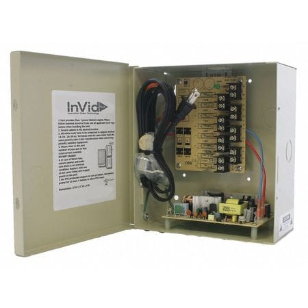 INVID TECH IPS-DCR4-8-2UL POWER SUPPLY INPUT 110VAC 8VA RATING