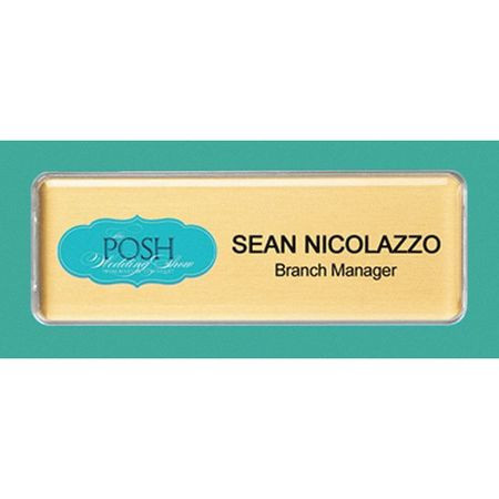 MIGHTY BADGE 901580 BADGE LASER BLANK LEGEND PK4