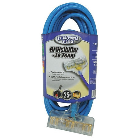 ROMEX (SOUTHWIRE REGISTERED TRADEMARK) 32678806 EXTENSION CORD 14 AWG 125VAC 25 FT L