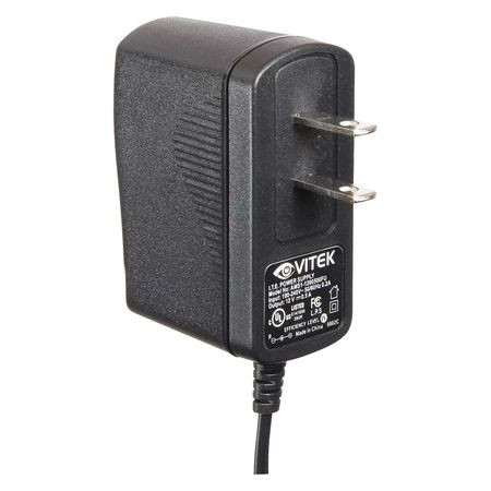 VITEK VT-12VDC-500S POWER SUPPLY OUTPUT 12VDC VA RATING 6