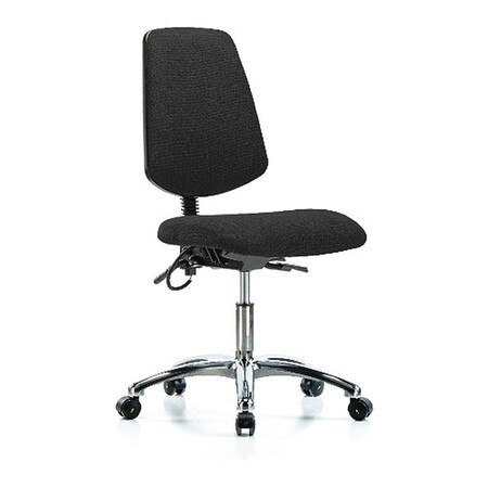 BLUE RIDGE ERGONOMICS BR-ESD-FDHCH-MB-CR-T0-A0-EC-ESDBLK FABRIC ESD CHR,DESK,MD BK,CSTRS,BLK