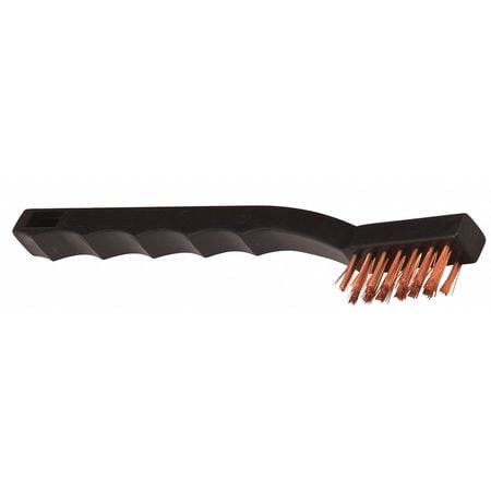 TANIS BRUSH 00032 BRUSH SCRATCH PLASTIC HANDLE BRONZE
