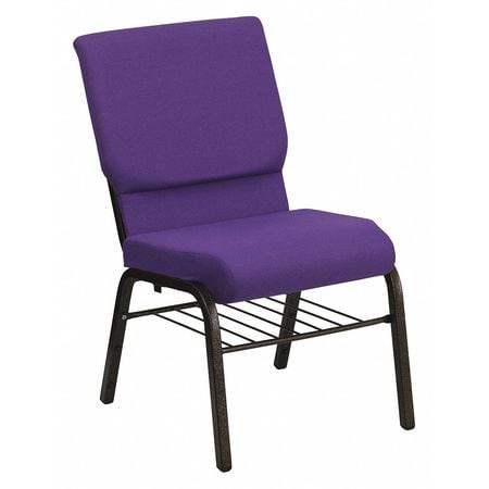 FLASH FURNITURE XU-CH-60096-PU-BAS-GG FABRICCHURCHCHAIR,PURPLE