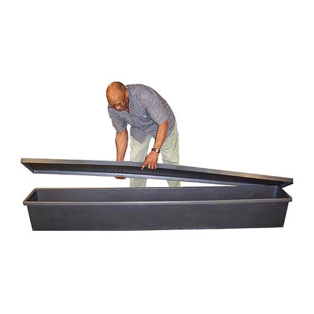 BAYHEAD PRODUCTS CORPORATION KW-9 LONG CONTAINER W/LID 93 X13 X12