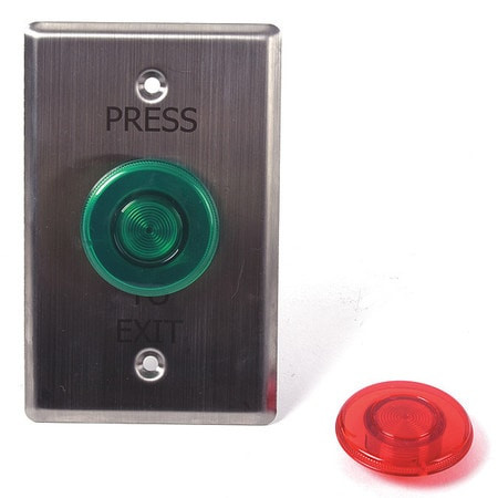LOCKNETICS IPB-300 PUSHBUTTON MUSHROOM STYLE 2 LENSES
