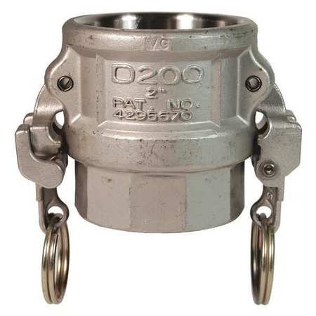 DIXON VALVE  COUPLING RD075EZ EZ CAM AND GROOVE COUPLER X FNPT 3/4 SS