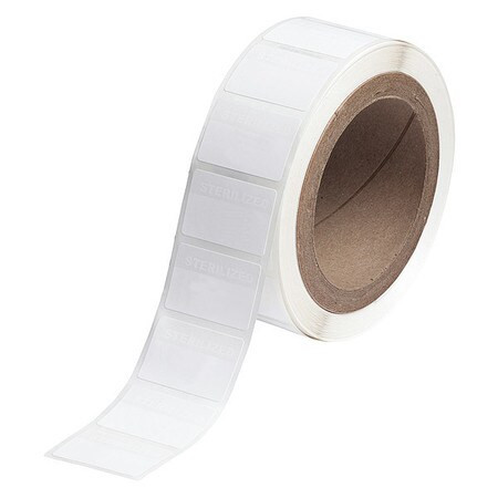 BRADY SPC ABSORBENTS THT-235-7425-2-AC AUTOCLAVE LABEL POLYPROPYLENE 1-1/2 H