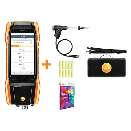 TESTO 0564 3002 82 COMBUSTION ANALYZER DIGITAL ELECTRONIC