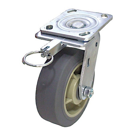 GRAINGER GLOBAL SOURCING P21S-RP060R-14-DL STANDARD PLATE CASTER SWIVEL 500 LB.