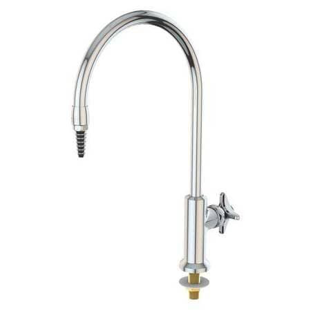 INSTOCK GRL611-8 GOOSENECK LABORATORY FAUCET BRASS BODY